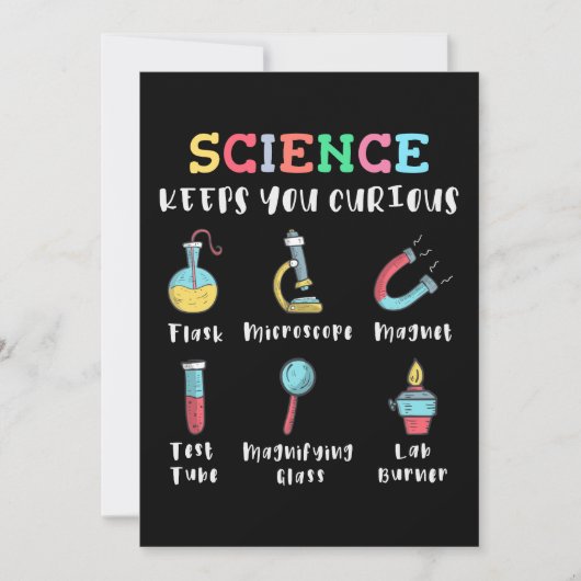 Science keeps you curious kaart (Voorkant)