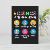 Science keeps you curious kaart (Staand voorkant)