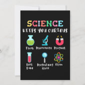 Science keeps you curious kaart (Voorkant)