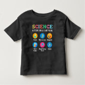 Science keeps you curious kinder shirts (Voorkant)