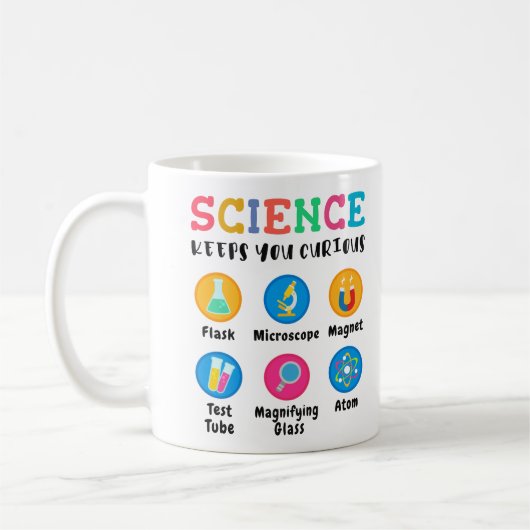 Science keeps you curious koffiemok (Links)