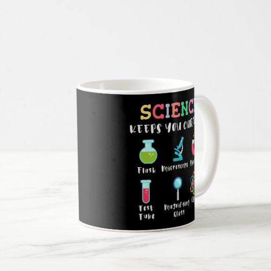 Science keeps you curious koffiemok (Voorkant rechts)