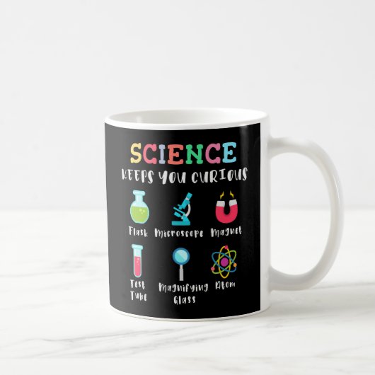 Science keeps you curious koffiemok (Rechts)