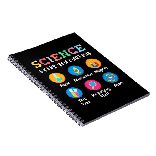 Science keeps you curious notitieboek (Rechterzijde)