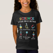Science keeps you curious t-shirt (Voorkant)
