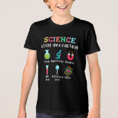 Science keeps you curious Tri-Blend shirt (Voorkant)