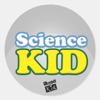 Science kind (set van 20) ronde sticker
