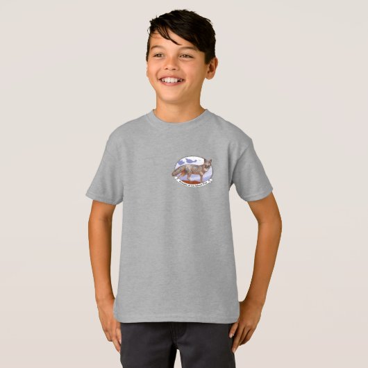 Science Kinder T-shirt Logo Front Science Fox Teru (Voorkant volledig)