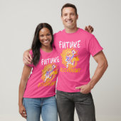 Science Kinder Universe Rocket Dabbing Future Astr T-shirt (Unisex)