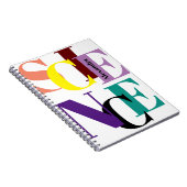 "SCIENCE" kleurrijk gepersonaliseerd Notitieboek (Rechterzijde)