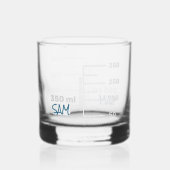 Science Lab Beaker gepersonaliseerd glas (Achterkant)