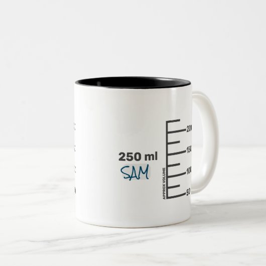 Science Lab Beaker Gepersonaliseerde Witte Mok (Voorkant rechts)