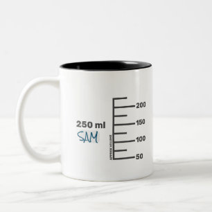 Science Lab Beaker Gepersonaliseerde Witte Mok