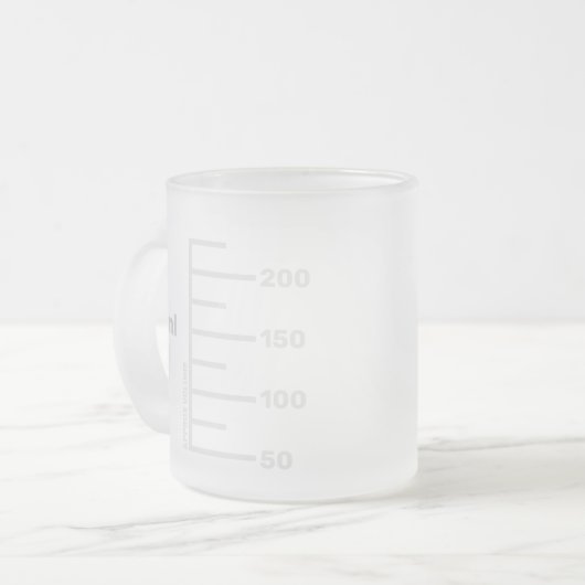 Science Lab Beaker Personalized Mug Matglas Koffiemok (Voorkant links)