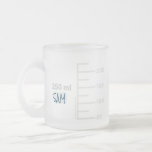 Science Lab Beaker Personalized Mug Matglas Koffiemok<br><div class="desc">Voor de wetenschappelijke minnaar in je leven. Deze mok van 10 oz is gemaakt om eruit te zien als een stuk laboratoriumglaswerk, met afstuderen voor een bekerglas van 250 ml met een vergelijkbare maat. U kunt het zelfs met uw initialen of naam personaliseren, enkel zoals u in een laboratorium het...</div>