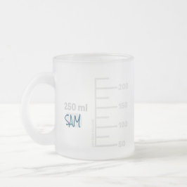 Science Lab Beaker Personalized Mug Matglas Koffiemok