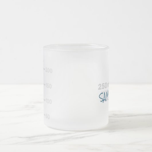Science Lab Beaker Personalized Mug Matglas Koffiemok (Center)