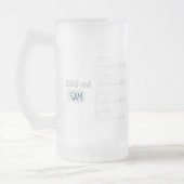 Science Lab Beaker Personalized Tall Mok (Links)
