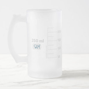 Science Lab Beaker Personalized Tall Mok