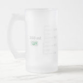 Science Lab Beaker Personalized Tall Mok (Links)