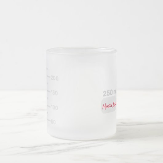 Science Lab Beaker Specialized Big Label Mok (Center)