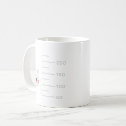 Science Lab Beaker Specialized Large Label Mok (Voorkant links)