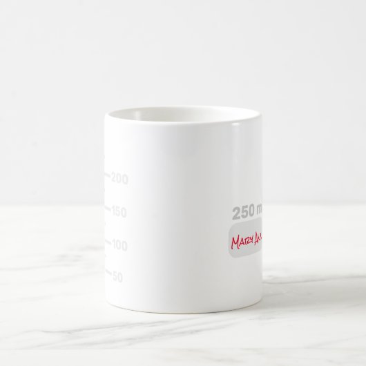 Science Lab Beaker Specialized Large Label Mok (Center)