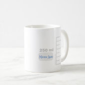 Science Lab Beaker Specialized Large Label Mok (Voorkant rechts)