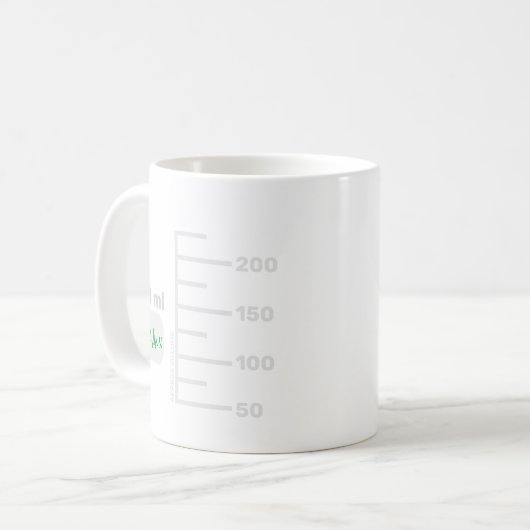 Science Lab Beaker Specialized Large Label Mok (Voorkant links)