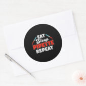 Science Lab Biology Gift Ronde Sticker (Envelop)
