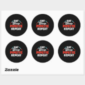 Science Lab Biology Gift Ronde Sticker (Vel)