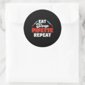Science Lab Biology Gift Ronde Sticker (Tas)
