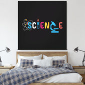 Science Lab Canvas Afdruk (Insitu (Slaapkamer))