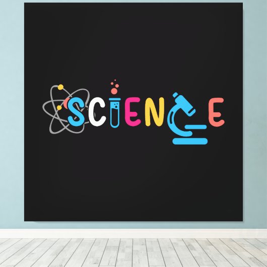 Science Lab Canvas Afdruk (Insitu (Houten vloer))