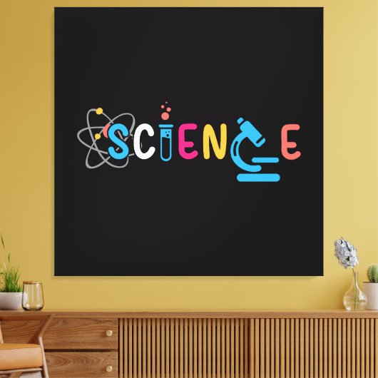 Science Lab Canvas Afdruk (Insitu (Woonkamer))