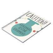 Science Lab Chemistry Pattern Notitieboek (Linkerzijde)