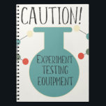 Science Lab Chemistry Pattern Notitieboek<br><div class="desc">Science Note Books for Chemistry</div>