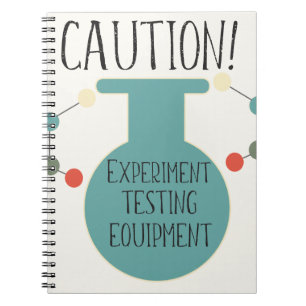 Science Lab Chemistry Pattern Notitieboek