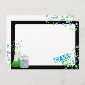 Science Lab Dank u wel Bedankkaart (Voorkant / Achterkant)