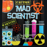 Science Lab Mad Scientist Kinder Shower Curtain Douchegordijn<br><div class="desc">Colorful Mad Scientist douchegordijn voor jongens of meisjes die van wetenschap houden en experimenten doen in het wetenschapslaboratorium! Kenmerken testbuizen,  beakers,  blikken ogen en blauwe tekst die Mad Scientist leest!</div>