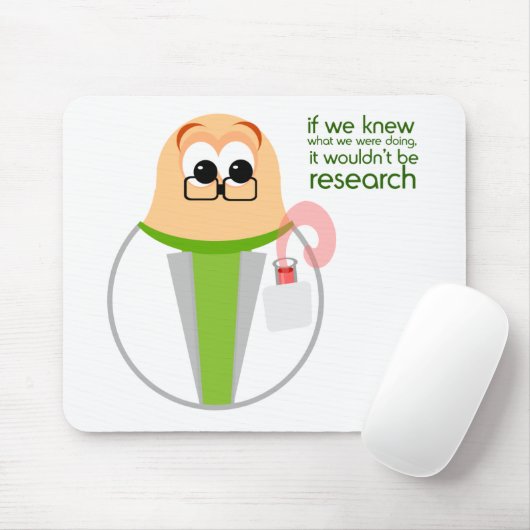 Science Lab Researcher Mousepad Muismat (Met muis)