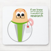 Science Lab Researcher Mousepad Muismat (Voorkant)
