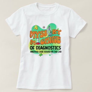 Science Lab Tech Mystery Machine van de Diagnostie T-shirt