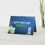 Science Laboratory Birthday Kaart<br><div class="desc">Wetenschappelijke verjaardagscadeaus kinderen hebben een wetenschappelijke leuke verjaardagskaart nodig.  Dit lab-verjaardagskaarten van Science met explosieve bubbels,  beakers,  kolven en testbuizen geeft uiting aan de wens voor een dag die met plezier voorbij gaat.  Een wetenschapslaboratoriumverjaardagskaart voor een leuk experiment vulde een verjaardagsfeest.</div>