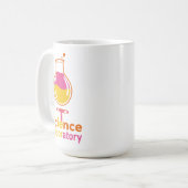 Science Laboratory Flask - Colorful Chemistry Expe Koffiemok (Voorkant links)