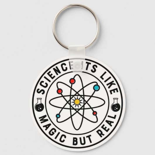 Science Like Magic But Real Sleutelhanger (Achterkant)
