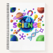 Science Lover Educational Typography Notitieboek (Voorkant)