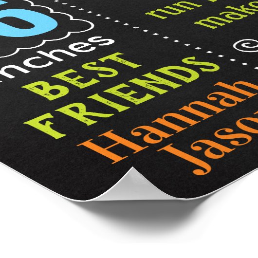 Science Mad Scientist Birthday-alkboard Poster (Hoek)