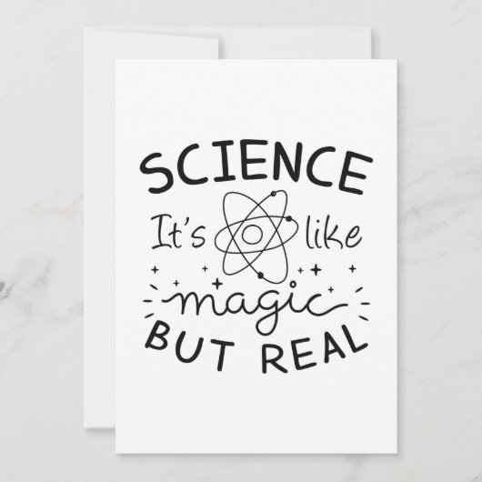 Science Magic Bedankkaart (Voorkant)
