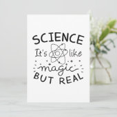 Science Magic Bedankkaart (Staand voorkant)